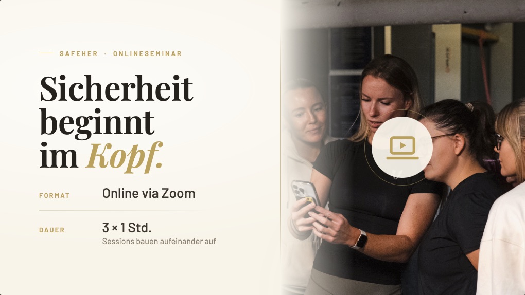 Online-Theoriekurs – Selbstverteidigung live via Zoom